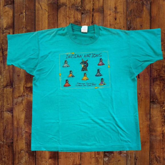 Vintage Other - Vintage Indian Nations Summer Camp T Shirt XL